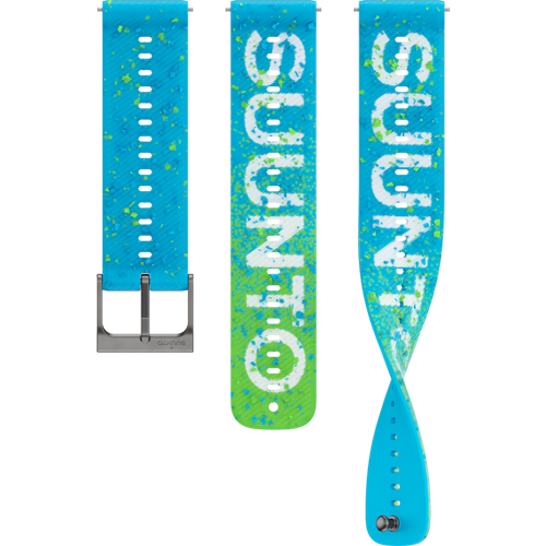 SUUNTO 22 ATH6 SILICONE STRAP BLUE S+M